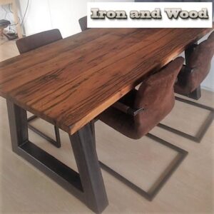 Stoere industriële tafel "Boston"