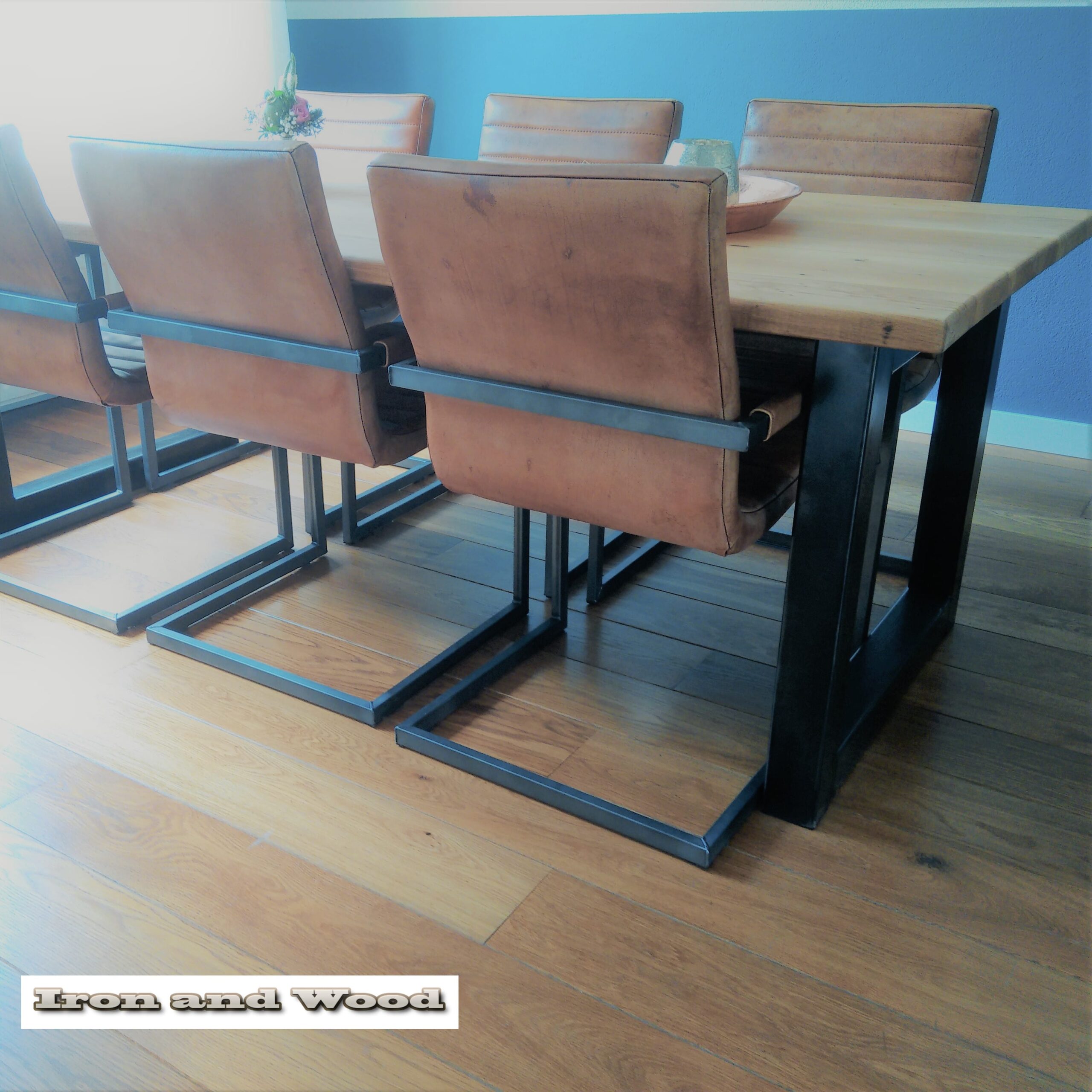 Industriële tafel "Glasgow"