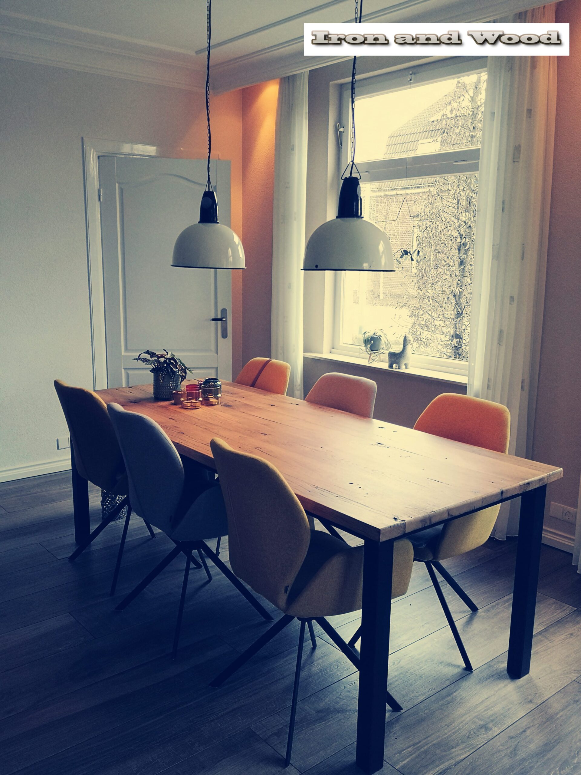 Industriële tafel "Manchester" - Afbeelding 8