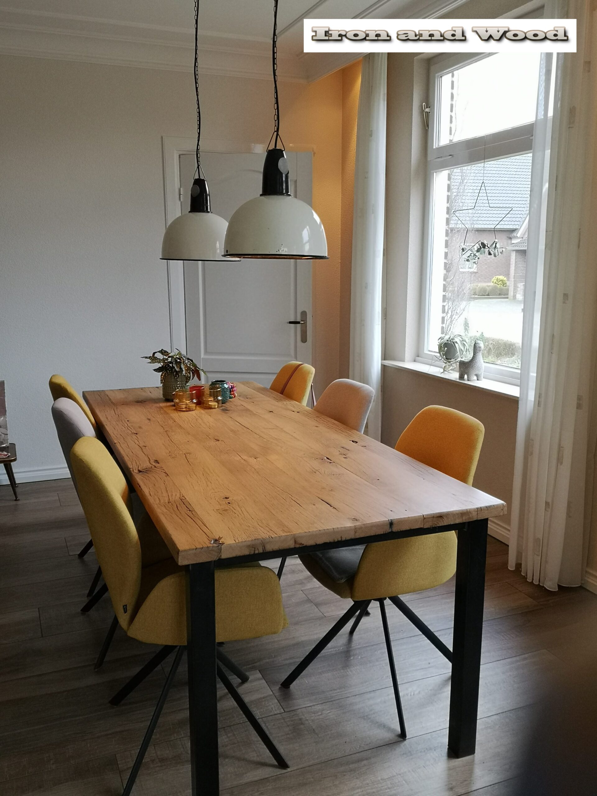 Industriële tafel "Manchester" - Afbeelding 9
