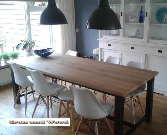 Industriële tafel "Texas" - Afbeelding 2