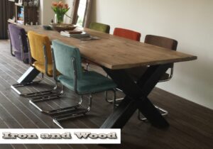 Robuuste industriële tafel "Kansas"