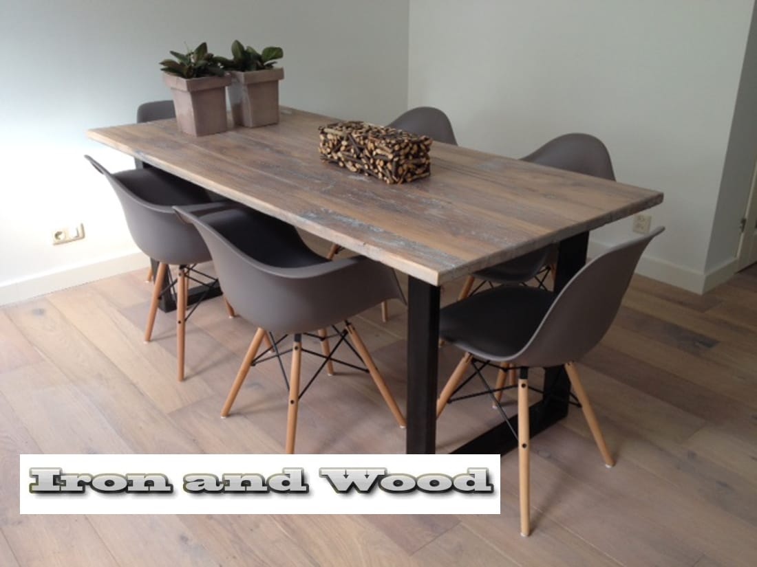 Industriële tafel "Nashville"