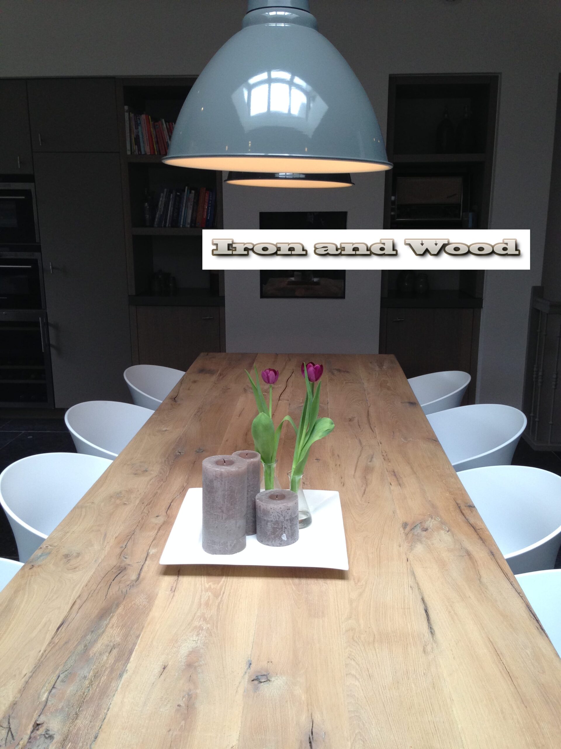 Industriële tafel "Manchester" - Afbeelding 2