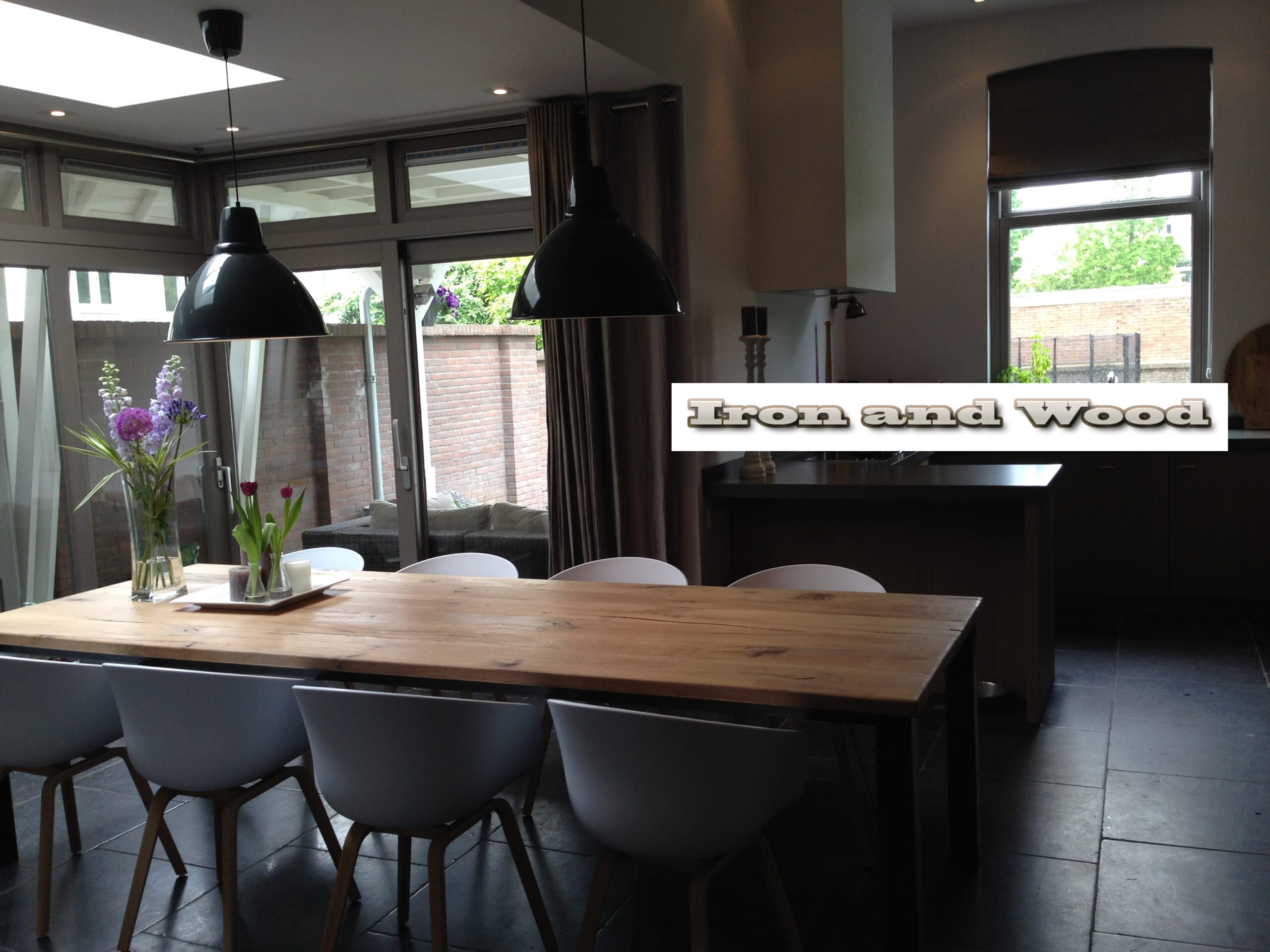 Industriële tafel "Manchester" - Afbeelding 3