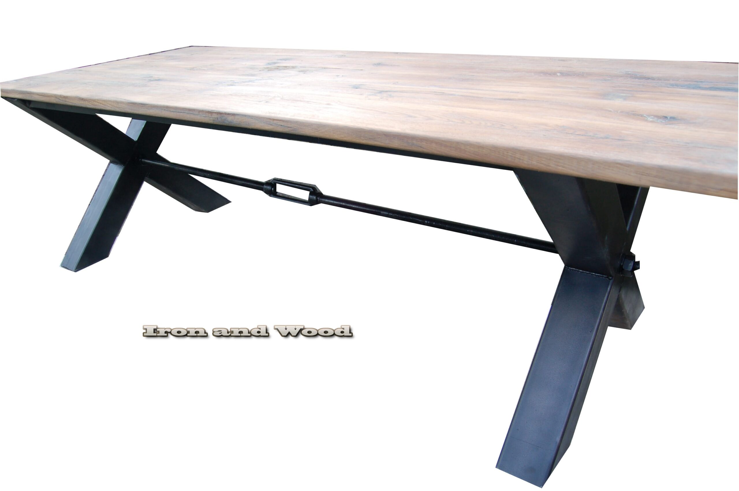 Robuuste industriële tafel "Kansas" - Afbeelding 8
