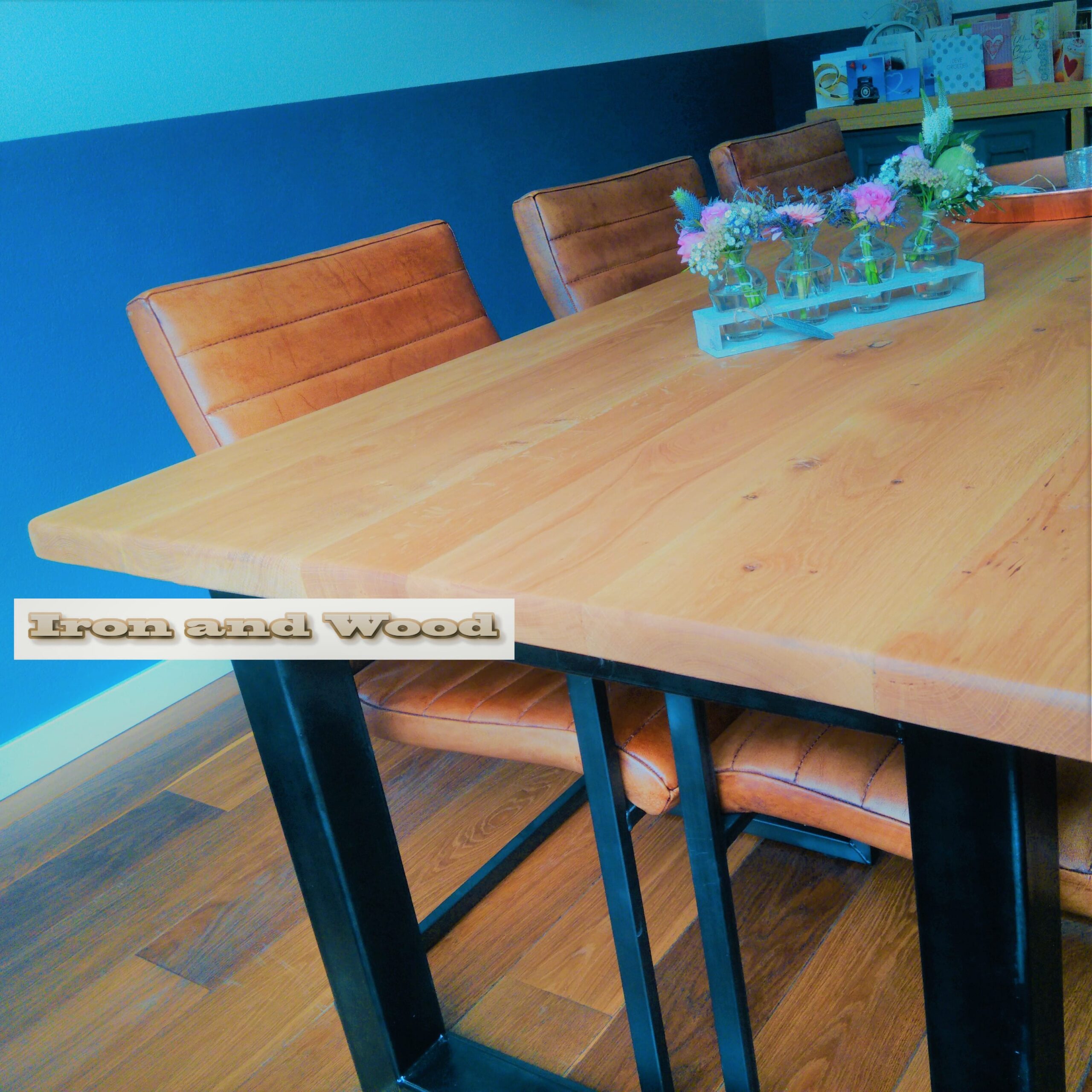 Industriële tafel "Glasgow" - Afbeelding 2