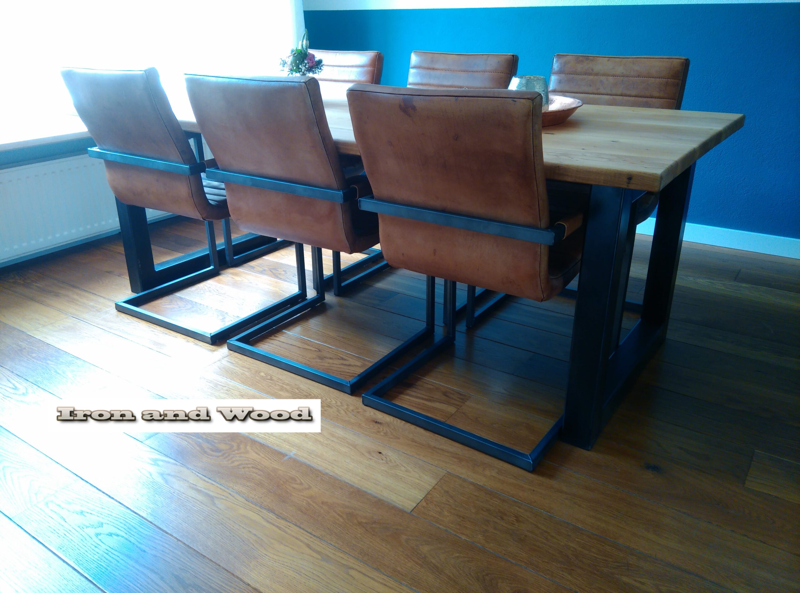 Industriële tafel "Glasgow" - Afbeelding 3
