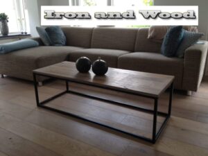 Industriële salontafel "Stuttgart"