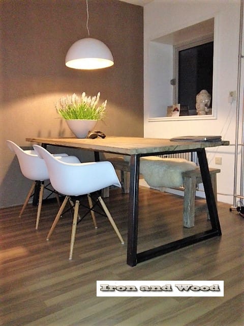 Industriële tafel "Memphis" - Afbeelding 6