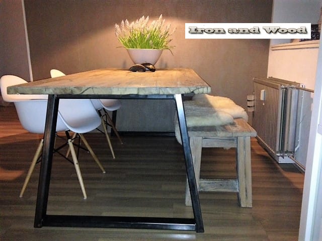 Industriële tafel "Memphis" - Afbeelding 5