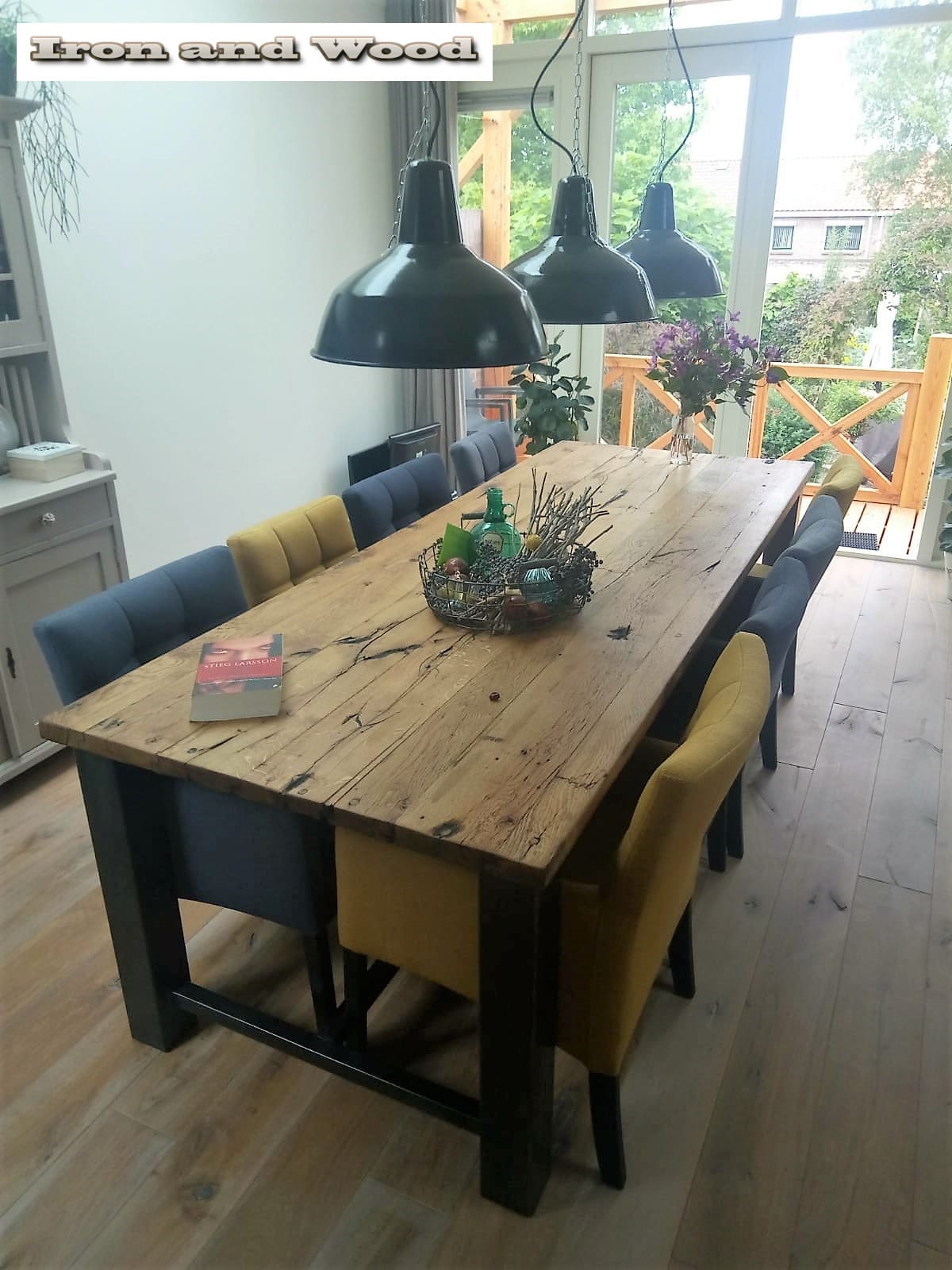 Industriële tafel "Texas" - Afbeelding 6