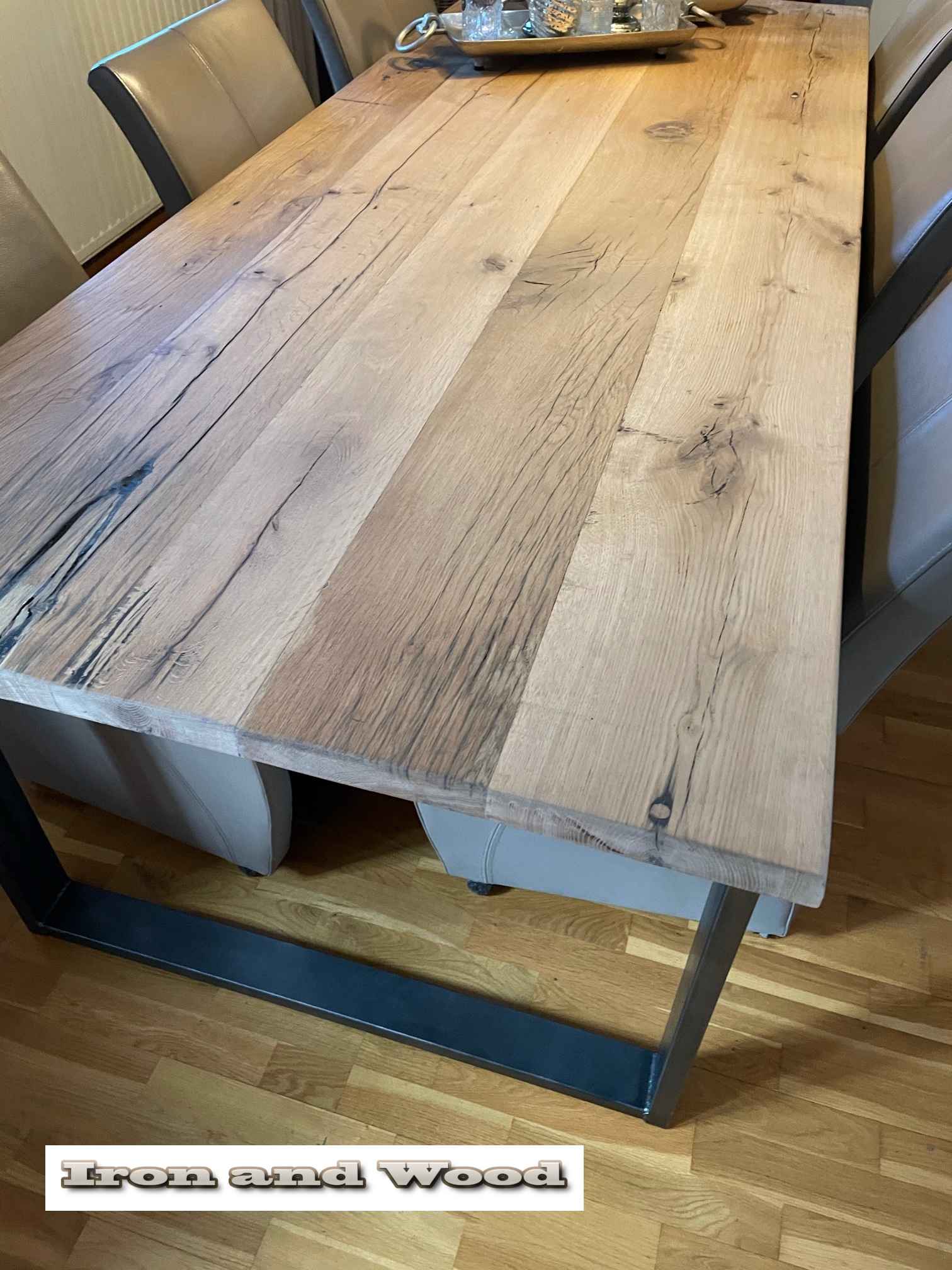 Industriële tafel "Nashville" - Afbeelding 6