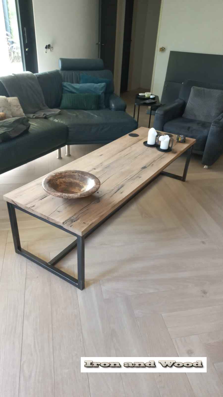 Industriële salontafel "Berlijn" - Afbeelding 5