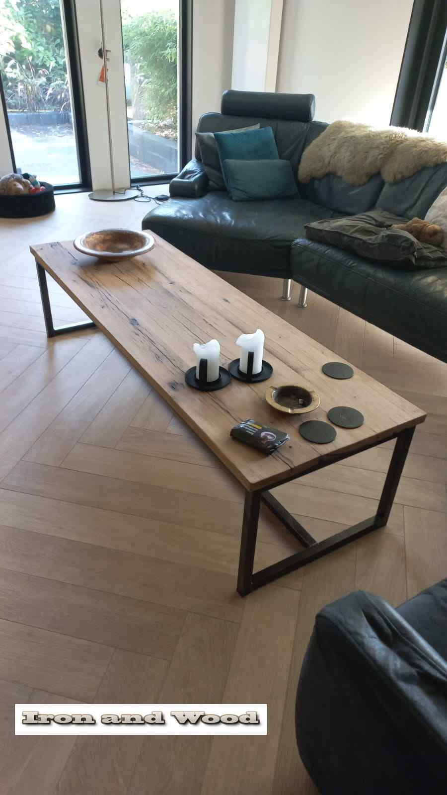 Industriële salontafel "Berlijn" - Afbeelding 6