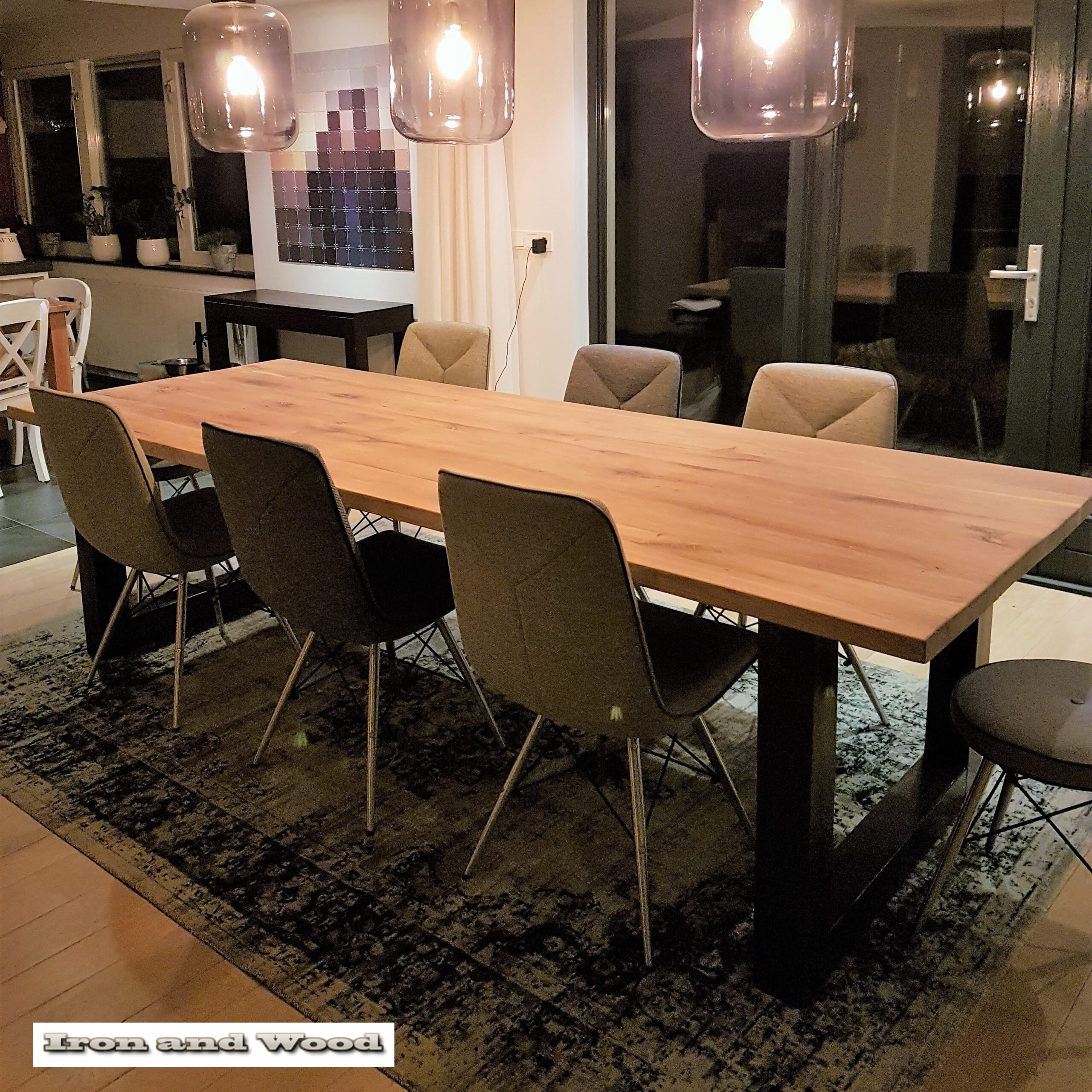 Industriële tafel "Seattle"