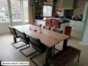 Robuuste industriële eettafel "Birmingham"