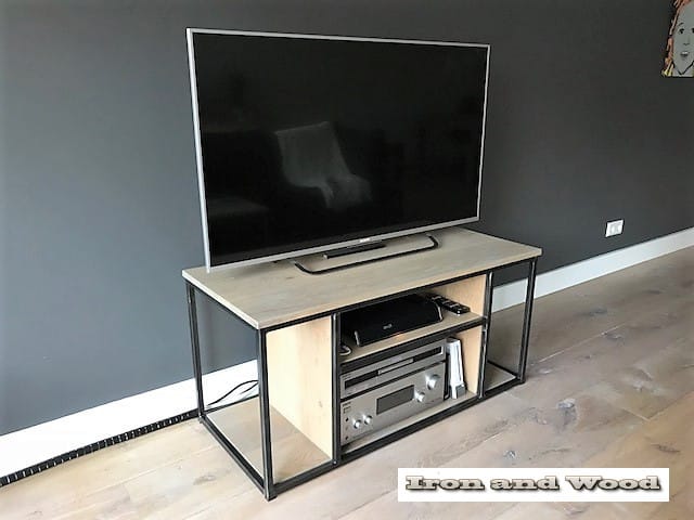 Industrieel tv meubel "Frankfurt" - Afbeelding 2