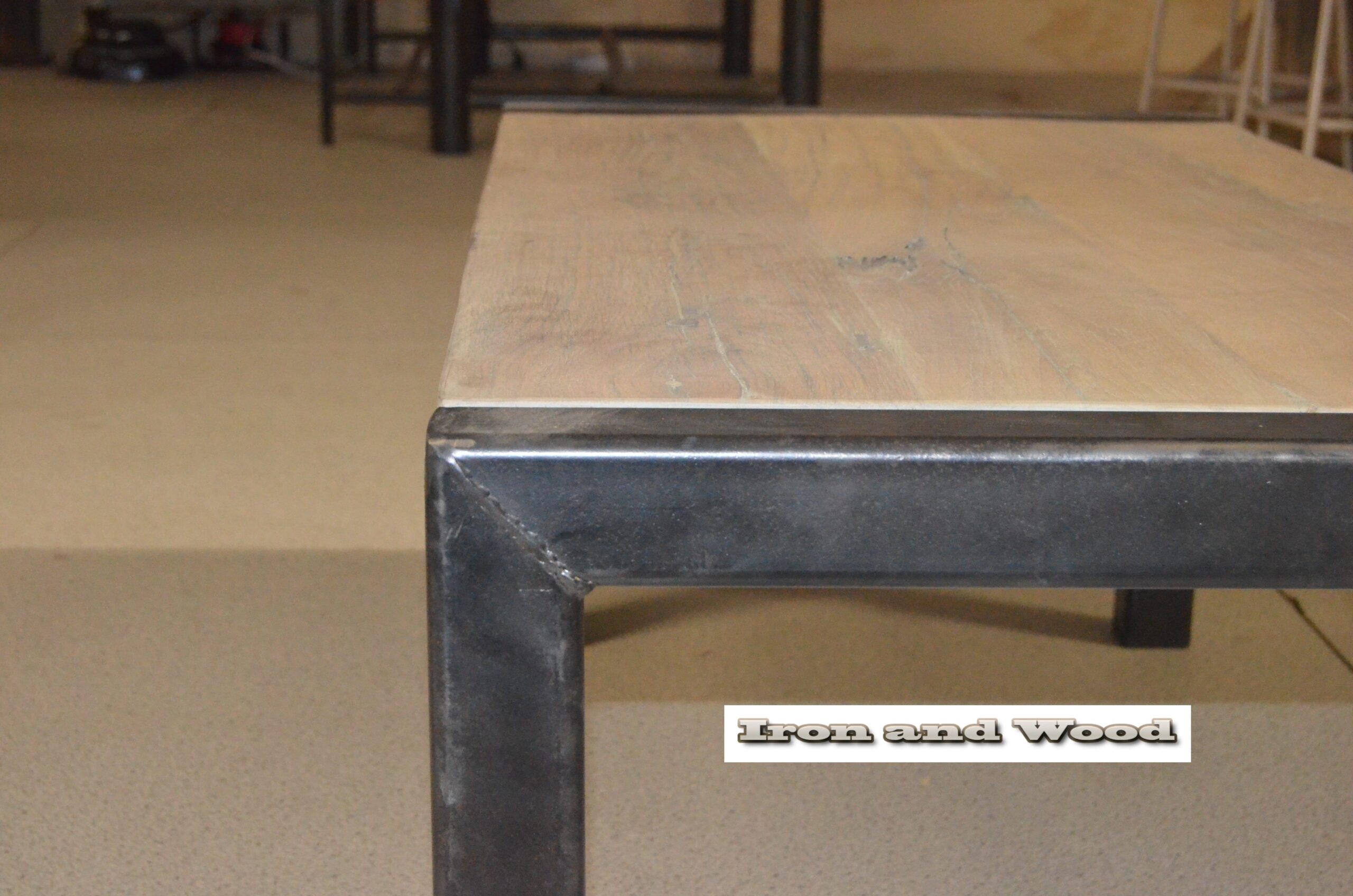Industriele salontafel "Keulen" - Afbeelding 2