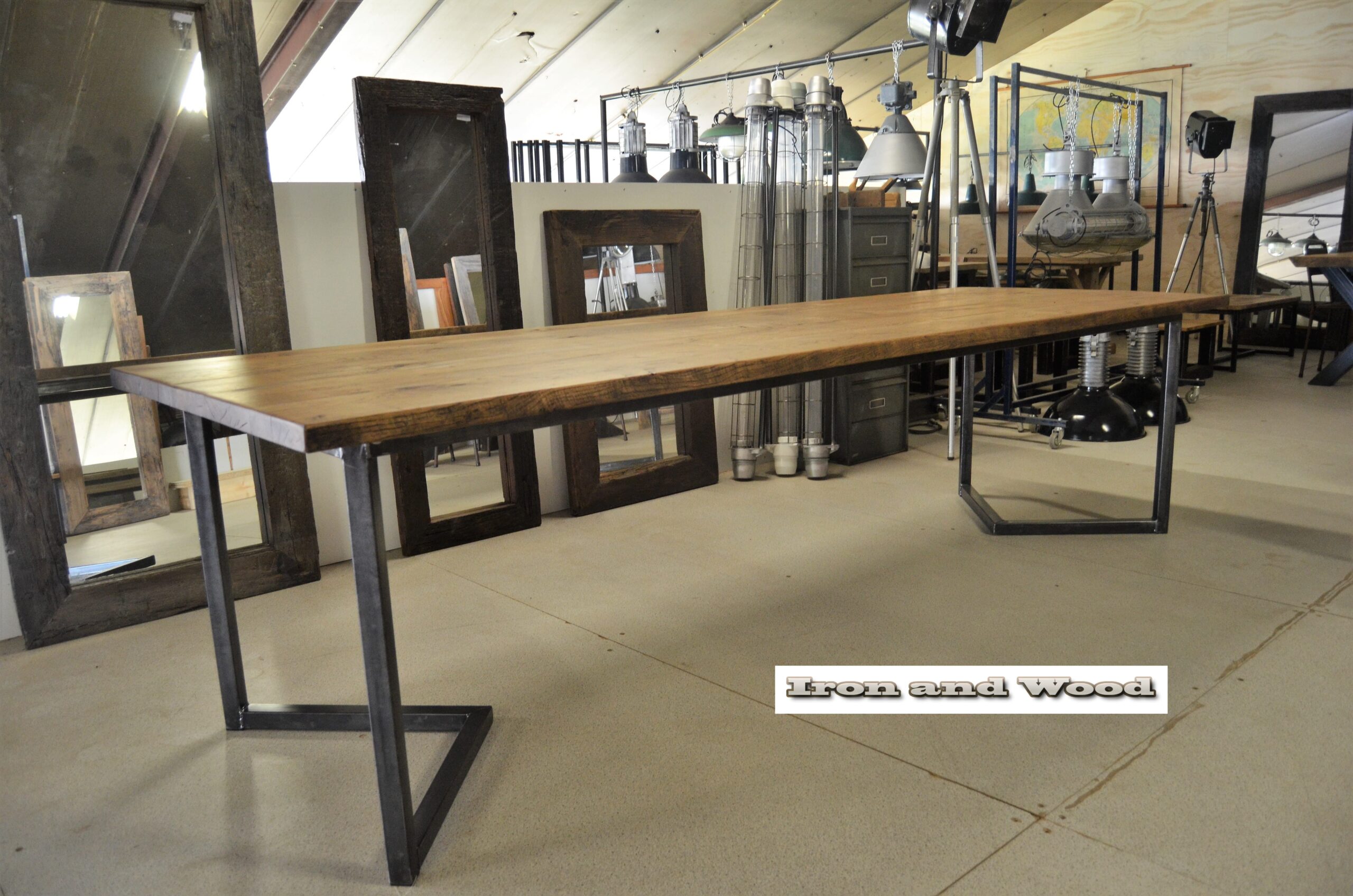 Industriële eettafel "Oxford"
