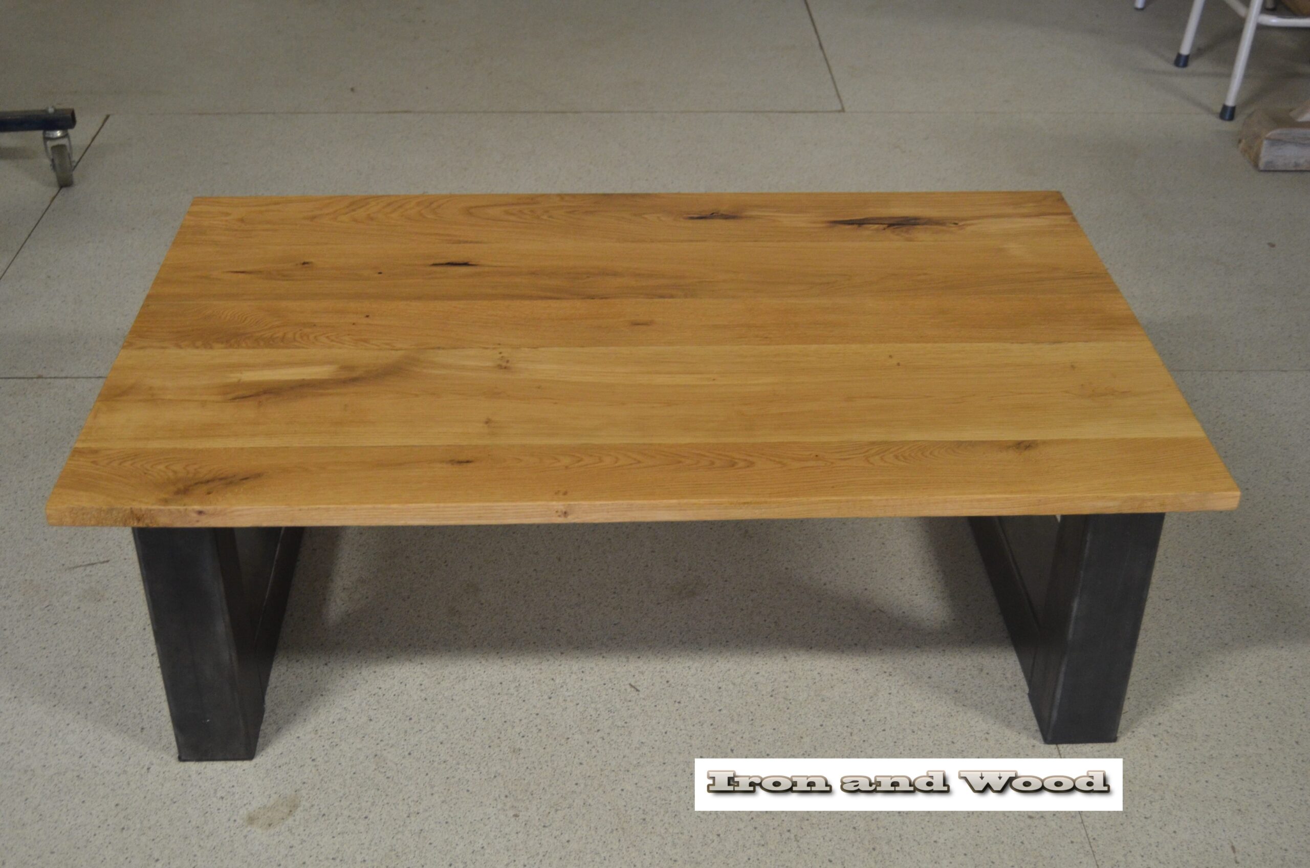 Industriële salontafel "Aken" - Afbeelding 4