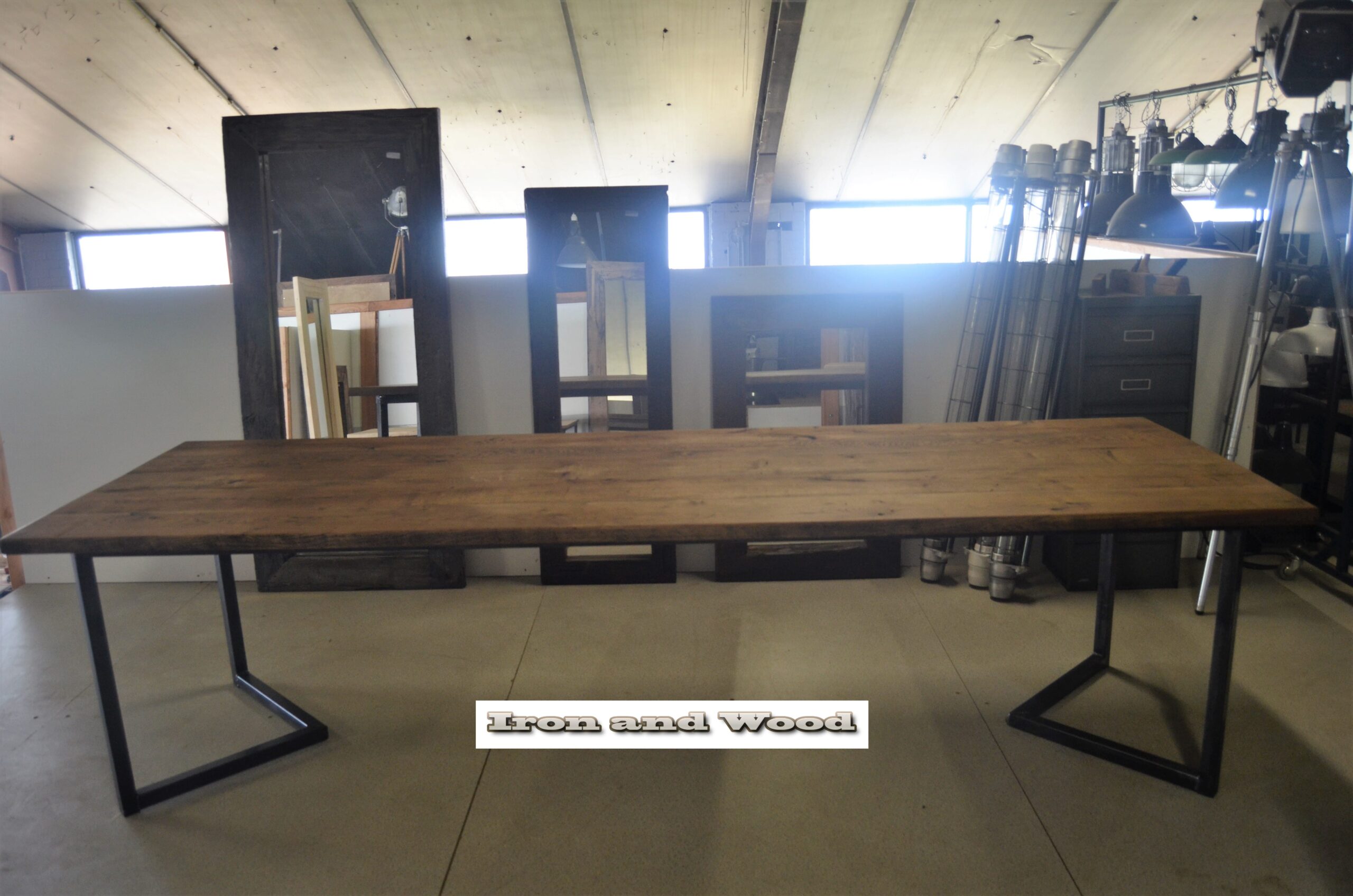 Industriële eettafel "Oxford" - Afbeelding 2