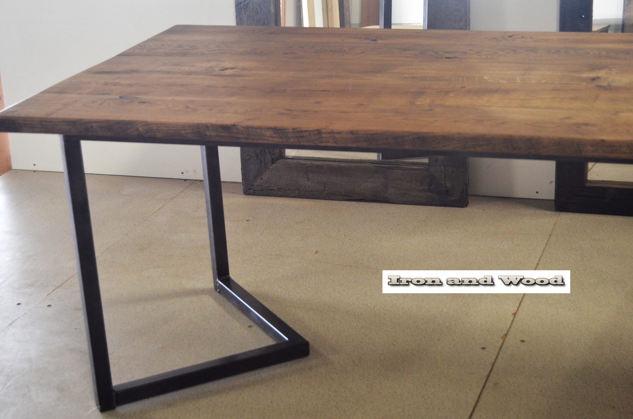 Industriële eettafel "Oxford" - Afbeelding 3