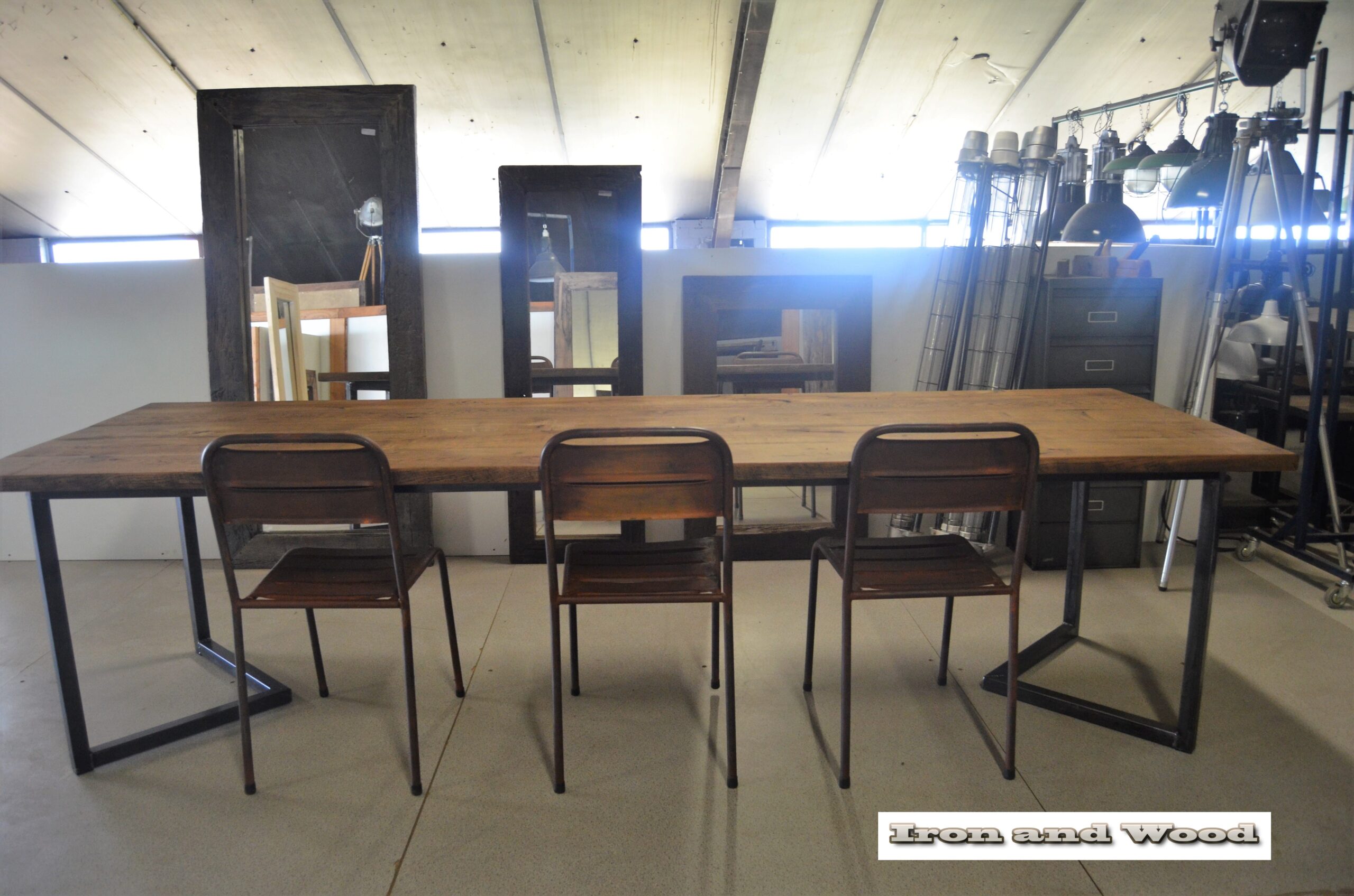 Industriële eettafel "Oxford" - Afbeelding 5