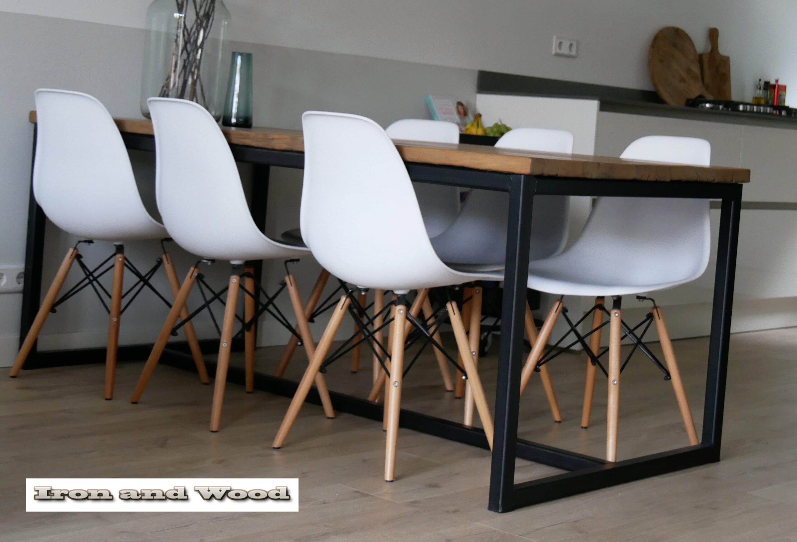 Industriele eettafel "Cambridge" - Afbeelding 4