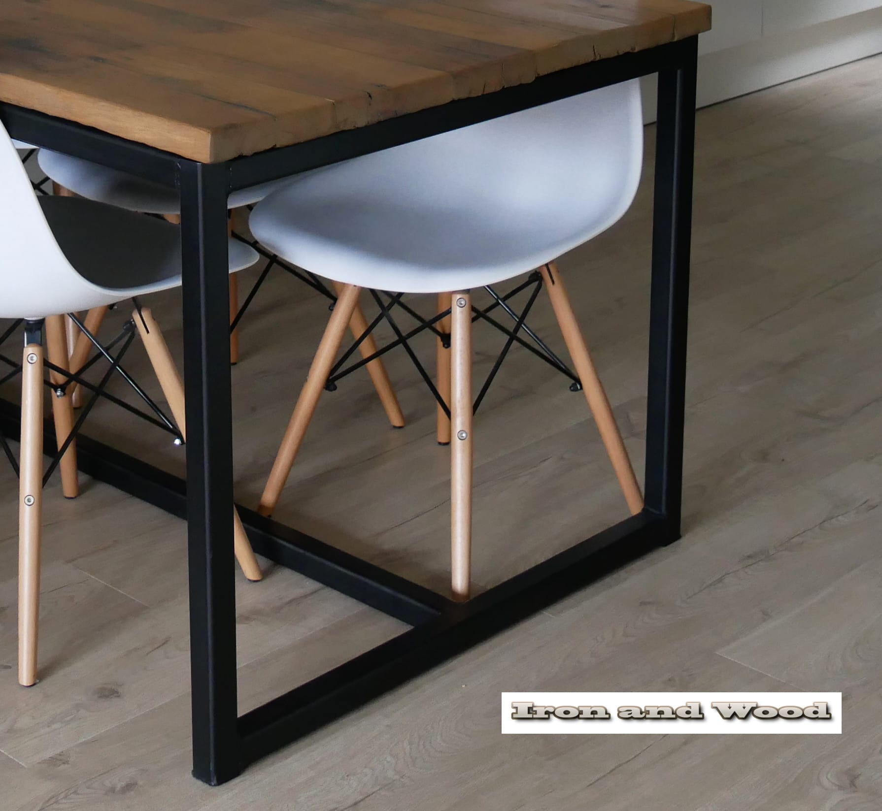 Industriele eettafel "Cambridge" - Afbeelding 3