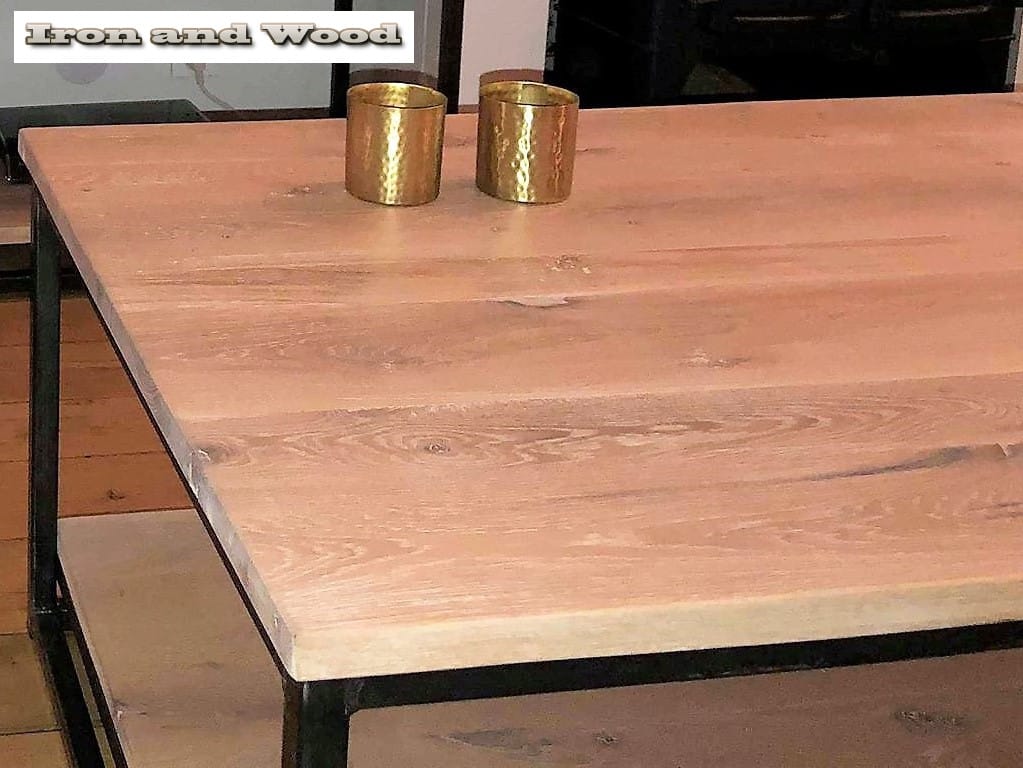 Industriële salontafel "Munster" - Afbeelding 2