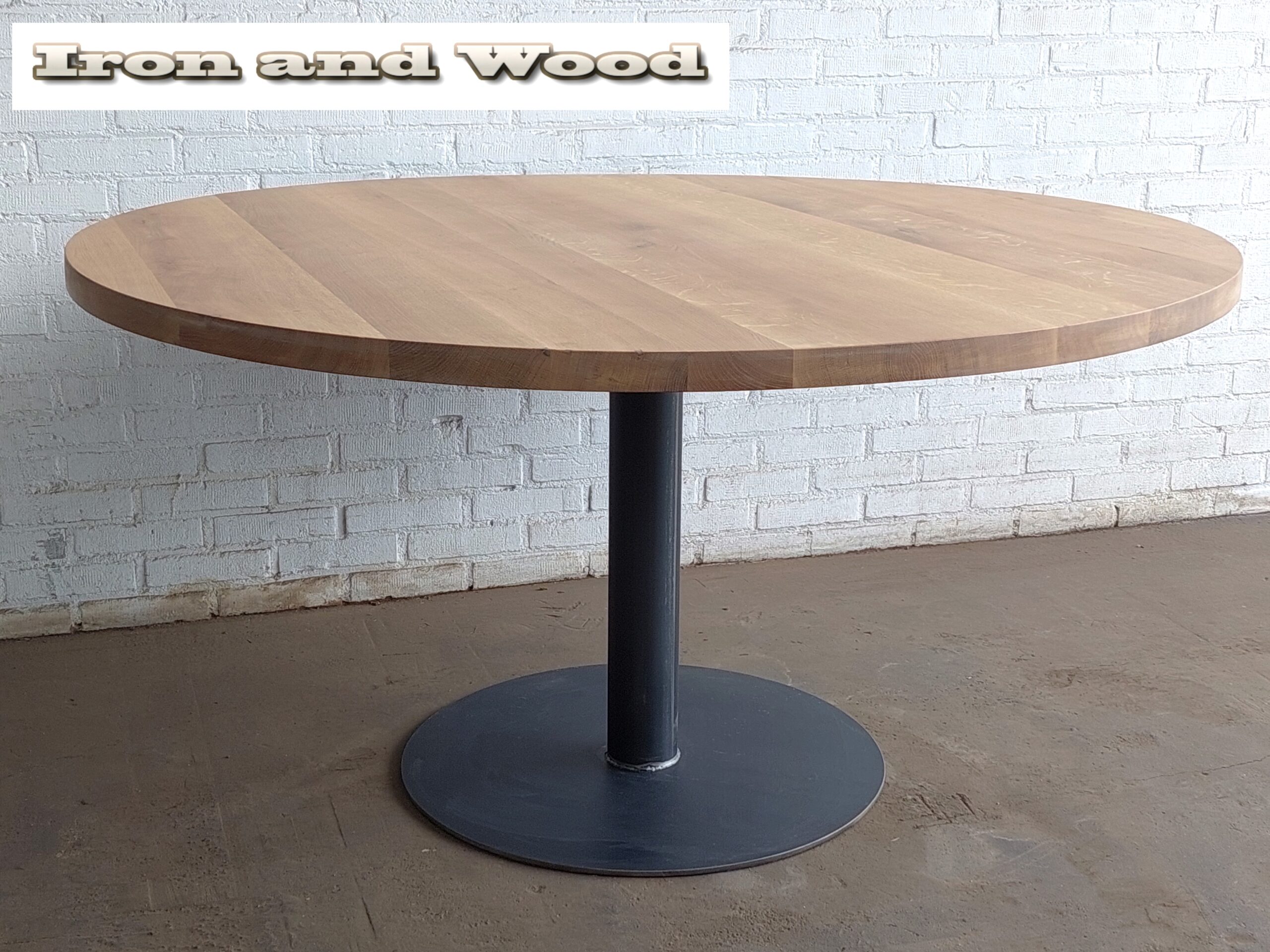 Ronde industriele eettafel "Lille" - Image 3