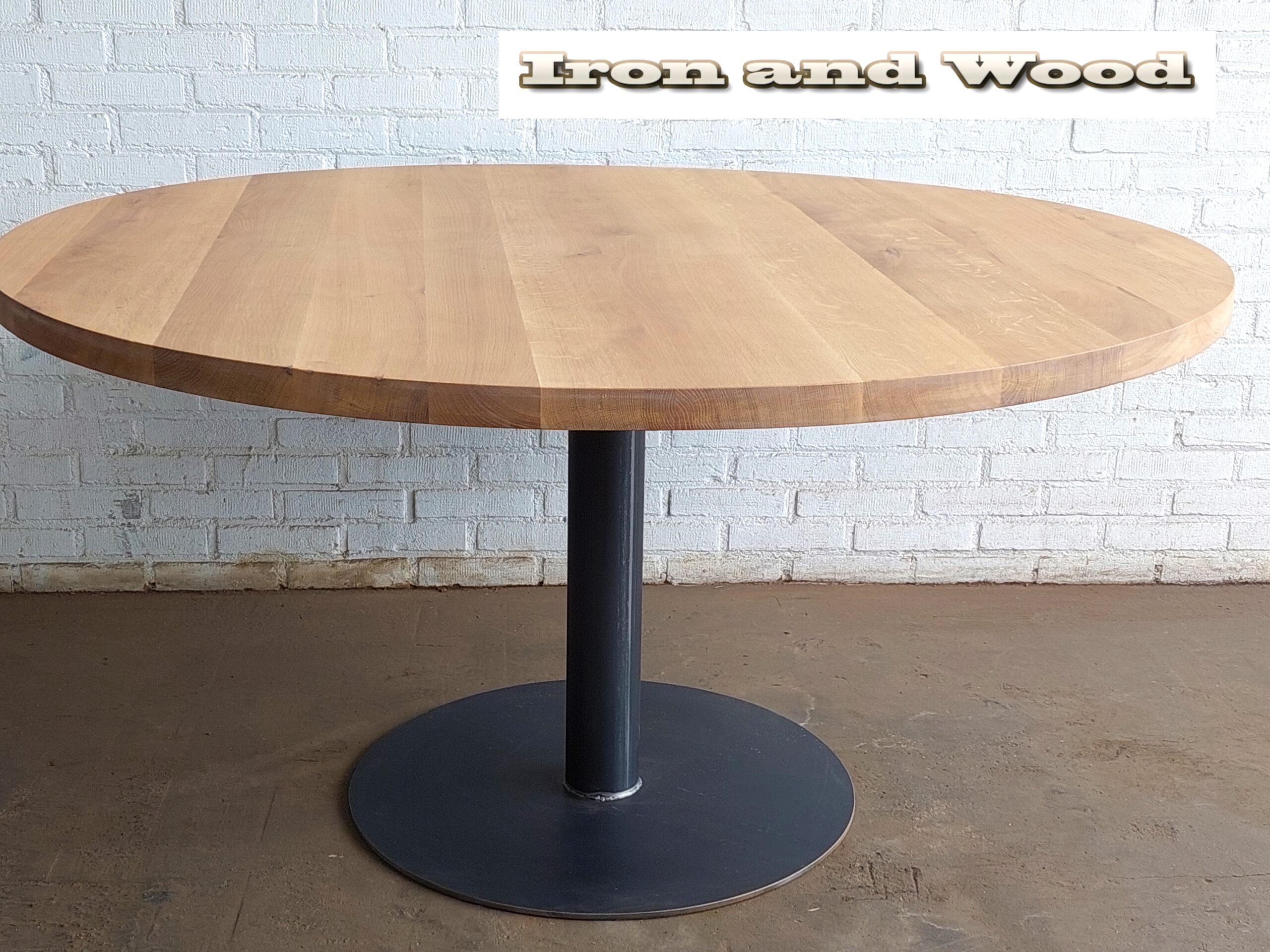 Ronde industriele eettafel "Lille" - Image 5