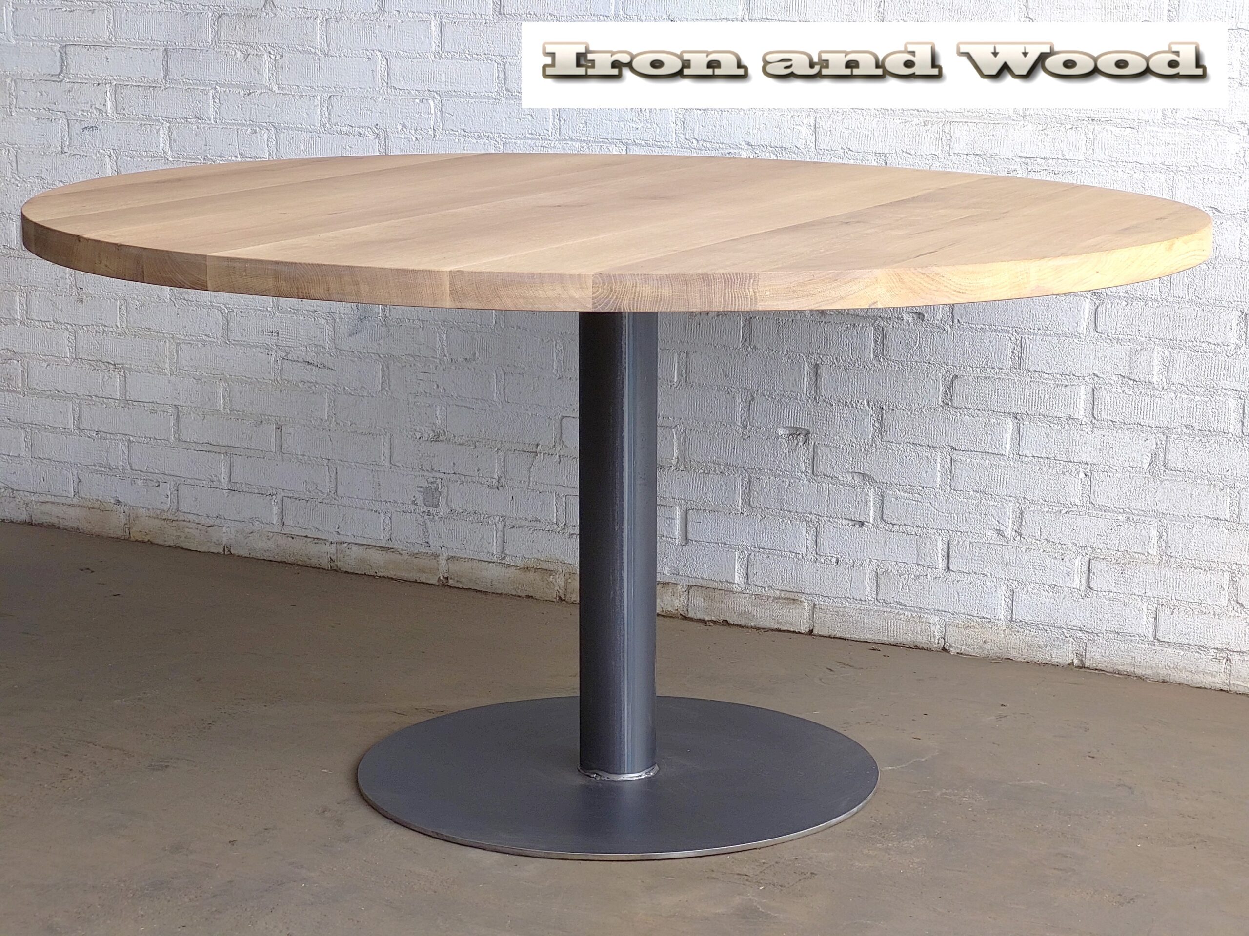 Ronde industriele eettafel "Lille" - Image 7