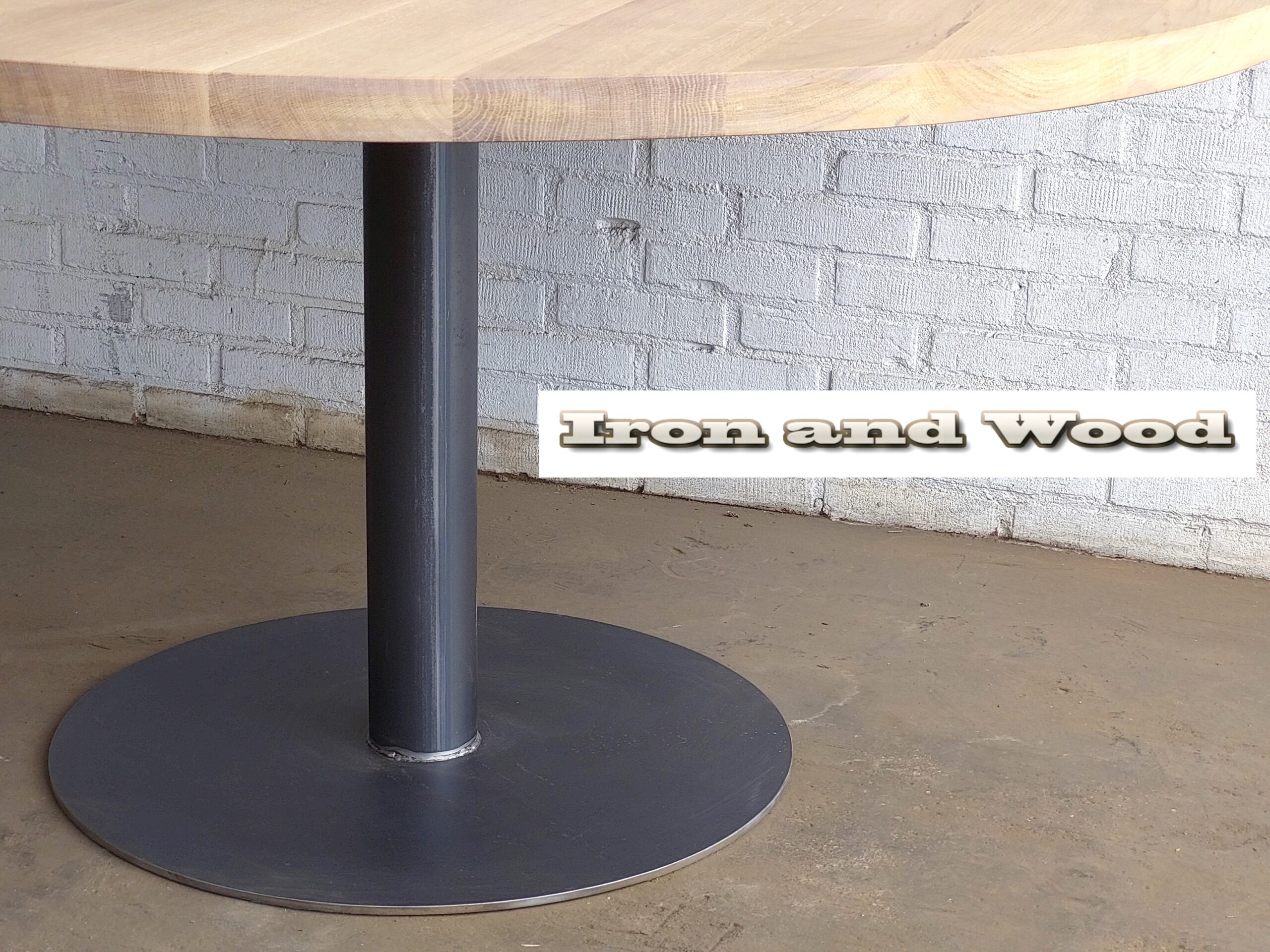 Ronde industriele eettafel "Lille" - Image 8