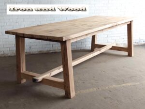 Oud eiken kloostertafel "Warschau"